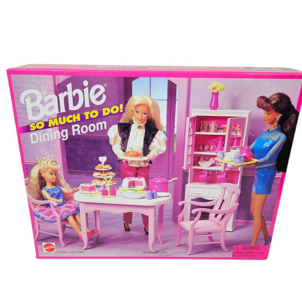 Barbie So Much To Do Dining Room Set NIB